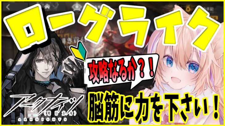 初めての ローグライク 攻略 できるのか？！【 明日方舟 Arknights アークナイツ アクナイ Vtuber 猫咲あんじ 新米Dr 新人Dr 】