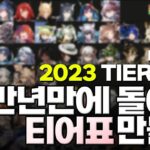 반년 만에 돌아온 티어표 만들기 / Making a Tier List back in 6 months [명일방주/Arknights/アークナイツ]