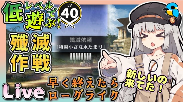 【アークナイツ・配信】低レベルで遊ぶ殲滅作戦！　「特製小さな水たまり」　初心者歓迎　【ゆかコネNEO】低レベル・昇進１ レベル４０