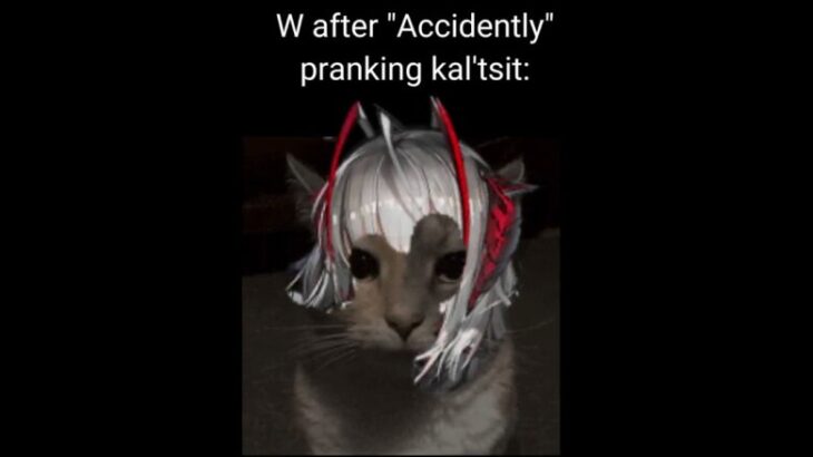 [Arknights] W after “Accidently” pranking kal’tsit