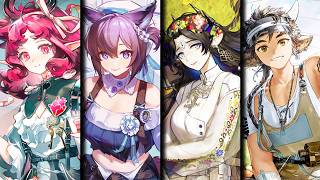 Nymph, Dur-Nar, Valarqvin, Wanqing Skins [Arknights/アークナイツ/명일방주]