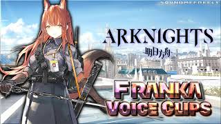 All Franka Voice Clips • Arknights • All Voice Lines • 2019 (Maya Aoki Tuttle)