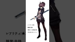 【アークナイツ】ヤトウ紹介 #アークナイツ #arknights #ゲーム