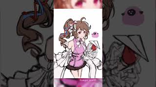 【Illust making】【アルデリア】#shorts #アークナイツエンドフィールド #アルデリア #イラスト #illustration