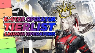 6-Star Operator Tier List Before You Re-roll + Full Kit Breakdown | Arknights Endfield