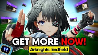 How to Get MORE T-Creds in Arknights: Endfield! (ALL Sources + Tier List)
