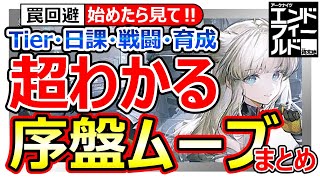 【エンドフィールド】始めたら見て!序盤ムーブ全まとめ。リセマラTier/高速進行/重要な日課/戦闘&属性の簡単解説/最強覇権ゲー。サービス開始【アークナイツArknights: Endfield】