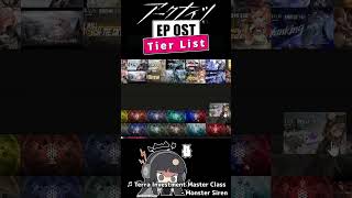 【アークナイツ】EP Tier List ~AveMujicaコラボ #shorts