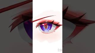 【アークナイツ:エンドフィールド 】レーヴァテインの目 #アークナイツ #アークナイツエンドフィールド #エンドフィールド #endfield #イラストメイキング #デジタルイラスト #目イキング