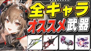 【エンドフィールド】これを見れば全て解決!全キャラ最強おすすめ武器まとめ【アークナイツ】