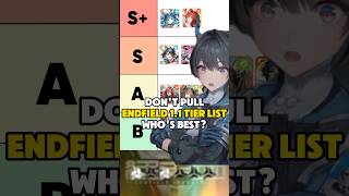 Arknights Endfield 1.1 6-Star Tier List | Who to Pull FIRST?