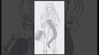 【チェン・センユーFA】イラストメイキング５３６【アークナイツ：エンドフィールド】 #shorts #チェン(エンドフィールド) #ンフィー #イラストメイキング