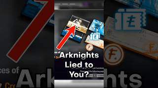 (REUPLOAD) Arknights Base Has Misleading Info? | Arknights Facts #Shorts