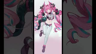 【イラストメイキング】イヴォンヌ💓#illustration #clipstudiopaint #アークナイツエンドフィールド#タイムラプス #art #drawing