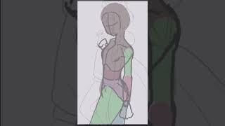 【ロッシFA】イラストメイキング５８０＆５８０修正版【アークナイツ：エンドフィールド】 #shorts #ロッシ #ンフィー #イラストメイキング