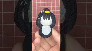 アークナイツエンドフィールド　管理人作ってみた【リクエスト作品】#アークナイツエンドフィールド #管理人 #ペンギン #pengmin #ちりめん細工 #つまみ細工 #anime #game