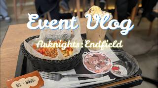 【VLOG】SUB✈ 大好きなコラボカフェ【アークナイツ・エンドフィールド編】
