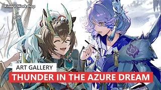 Thunder in the Azure Dream Art Compilation | Arknights モンハンコラボ 第2弾 アート集