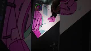 Yvonne02手元動画03　#手元動画 #イラスト #作業動画 #イラストタイムラプス  #illustration #art  #エンドフィールド #アークナイツ #イヴォンヌ #角　#尻尾