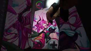 Yvonne02手元動画05　#手元動画 #イラスト #作業動画 #イラストタイムラプス  #illustration #art  #エンドフィールド #アークナイツ #イヴォンヌ #角　#尻尾