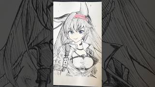 #shorts#art#drawing#イラスト#イラストメイキング#アークナイツ#熾炎ブレイズ