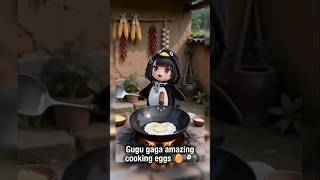 Gugu gaga amazing cooking eggs 🥚🍳 #endministrator #anime #gugugaga #cute #arknights #endfield