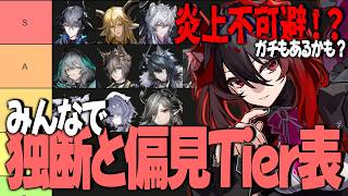 【 #アークナイツ / Tier表 】アークナイツキャラの独断と偏見Tier表作ってみた！ガチTier表もあるかも？？【明日方舟 / Arknights】#Vtuber