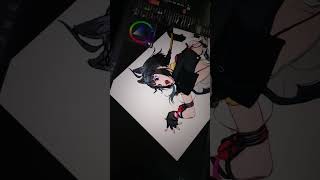 tantan01手元動画02 #手元動画 #作業 #イラスト# #イラストタイムラプス #illustration #art #エンドフィールド #アークナイツ #タンタン #ケモミミ #尻尾
