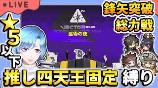 【#アークナイツ】「鋒矢突破#2 巫術の夜」総力戦 星5以下推し固定編成縛り攻略!【TD好きがゼロから始めるゆる縛りアークナイツ 】