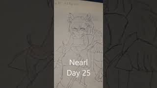 Drawing Progress Day 22 to 28 as a beginner #drawingprocess #arknights #arknightsendfield #アークナイツ