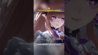Just Completely unphased to Her Situation😅 #arknights #animegames #arknightsendfield #waifu